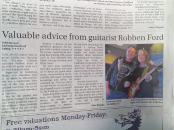 Robben Ford Surrey Ad review